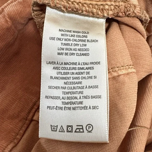 We The Free People Jayde Cord Jeans Women 31 Flare High Rise Corduroy Bellbottom - Picture 9 of 12